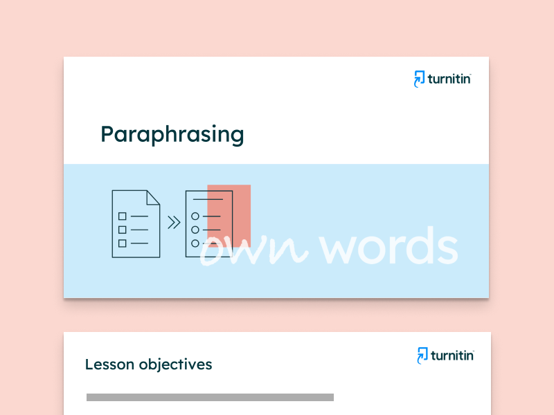 paraphrasing examples ppt
