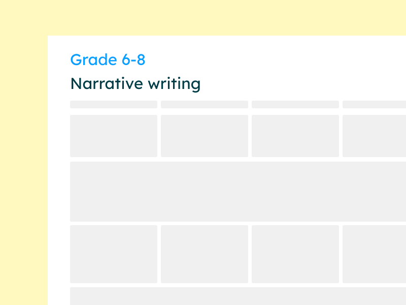 personal narrative essay rubric 8th grade
